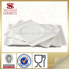 Personalizadas italiana barata cerâmica conjunto de louça, placa de cerâmica quadrada prato